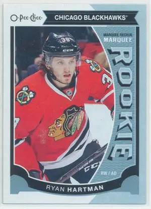 2015-16 O-PEE-CHEE - RYAN HARTMAN #506 MARQUEE ROOKIE