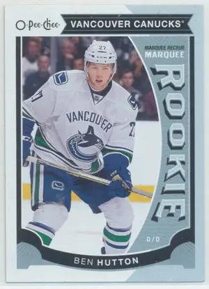 2015-16 UPPER DECK - BEN HUTTON #U19 MARQUEE ROOKIE O-PEE-CHEE UPDATE