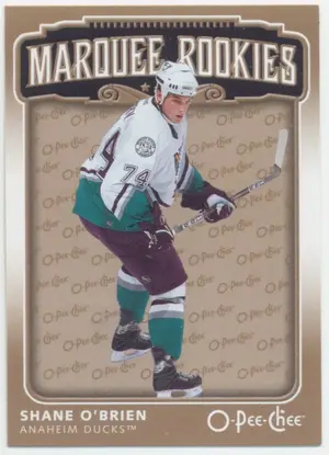 2006-07 O-PEE-CHEE - SHANE O'BRIEN #536 MARQUEE ROOKIE