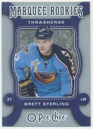 2007-08 O-PEE-CHEE - BRETT STERLING #509 MARQUEE ROOKIE