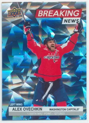 2024-25 UPPER DECK - ALEX OVECHKIN #BN-3 BREAKING NEWS