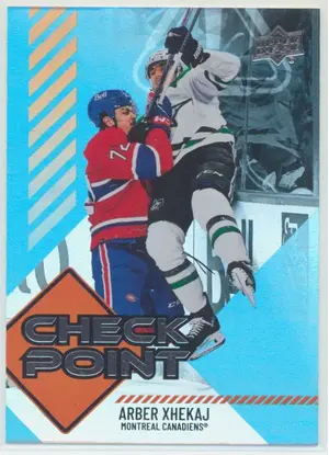 2024-25 UPPER DECK - ARBER XHEKAJ #CP-16 CHECKPOINT