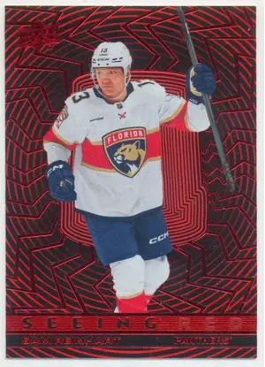 2023-24 UPPER DECK EXTENDED - SAM REINHART #SR-77 SEEING RED
