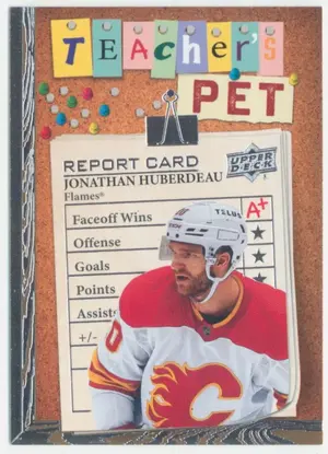 2023-24 UPPER DECK - JONATHAN HUBERDEAU #TP-17 TEACHER'S PET