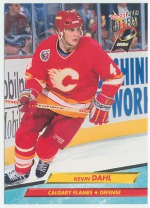 1992-93 FLEER ULTRA - KEVIN DAHL #266 ROOKIE
