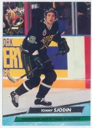 1992-93 FLEER ULTRA - TOMMY SJODIN #323 ROOKIE