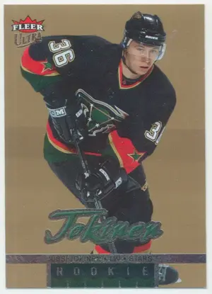2005-06 FLEER ULTRA - JUSSI JOKINEN #215 ROOKIE GOLD MEDALLION