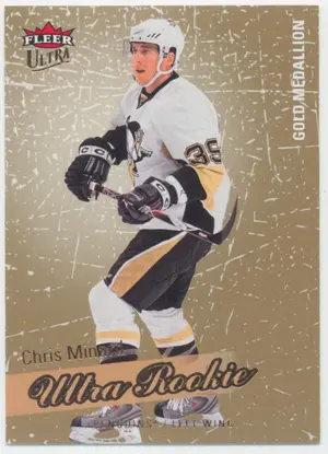 2008-09 FLEER ULTRA - CHRIS MINARD #248 ROOKIE GOLD MEDALLION