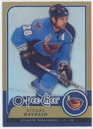 2008-09 O-PEE-CHEE - NICLAS HAVELID #470 RAINBOW FOIL