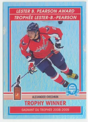 2009-10 O-PEE-CHEE - ALEXANDER OVECHKIN #TW3 TROPHY WINNER⚠️