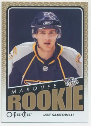 2009-10 O-PEE-CHEE - MIKE SANTORELLI #516 MARQUEE ROOKIES