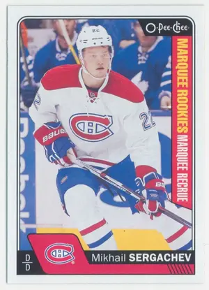 2016-17 O-PEE-CHEE - MIKHAIL SERGACHEV #707 MARQUEE ROOKIES