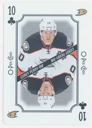2016-17 O-PEE-CHEE - COREY PERRY #10C PLAYING CARDS