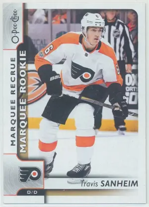 2017-18 O-PEE-CHEE - TRAVIS SANHEIM #613 MARQUEE ROOKIE