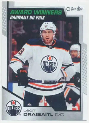 2020-21 O-PEE-CHEE - LEON DRAISAITL #604 AWARD WINNERS