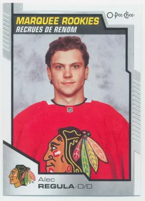 2020-21 O-PEE-CHEE - ALEC REGULA #635 MARQUEE ROOKIES