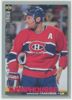1995-96 COLLECTOR'S CHOICE - VINCENT DAMPHOUSSE #320 PLAYERS CLUB