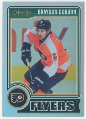 2014-15 O-PEE-CHEE - BRAYDON COBURN #370 RAINBOW FOIL