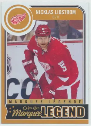2014-15 O-PEE-CHEE - NICKLAS LIDSTROM #580 MARQUEE LEGEND