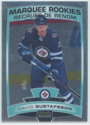 2019-20 O-PEE-CHEE PLATINUM - DAVID GUSTAFSSON #157 MARQUEE ROOKIES