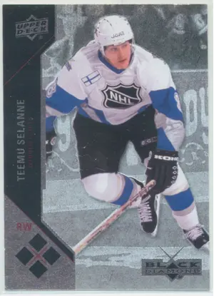 2011-12 BLACK DIAMOND - TEEMU SELANNE #212 QUAD DIAMOND