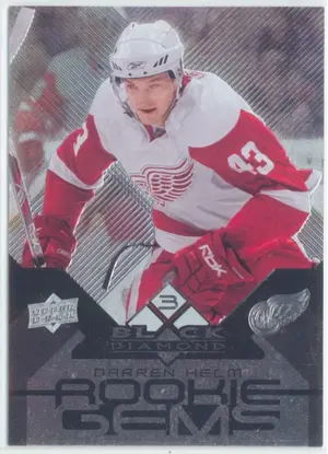 2008-09 BLACK DIAMOND - DARREN HELM #153 ROOKIE GEMS