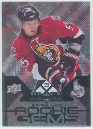 2008-09 BLACK DIAMOND - BRIAN LEE #161 ROOKIE GEMS