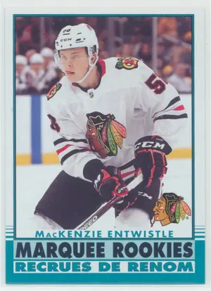 2020-21 O-PEE-CHEE - MacKENZIE ENTWISTLE #646 MARQUEE ROOKIES RETRO