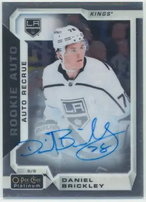 2018-19 O-PEE-CHEE PLATINUM - DANIEL BRICKLEY #R-DB ROOKIE AUTO