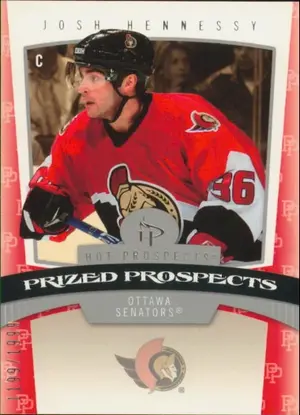 2006-07 HOT PROSPECTS - JOSH HENNESSY #199 PRIZED PROSPECTS 1199/1999