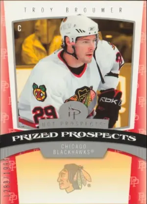 2006-07 HOT PROSPECTS - TROY BROUWER #202 PRIZED PROSPECTS 1280/1999