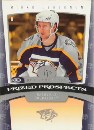 2006-07 HOT PROSPECTS - MIKKO LEHTONEN #166 PRIZED PROSPECTS 1026/1999