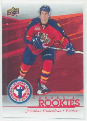 2014 NATIONAL HOCKEY CARD DAY CANADA - JONATHAN HUBERDEAU #NHCD2 CANADA'S ROOKIES