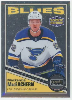2019-20 O-PEE-CHEE PLATINUM - MACKENZIE MacEACHERN #R-60 ROOKIE RETRO