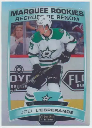 2019-20 O-PEE-CHEE PLATINUM - JOEL L'ESPERANCE #168 MARQUEE ROOKIES RAINBOW
