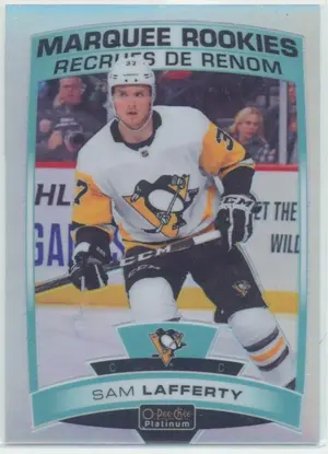 2019-20 O-PEE-CHEE PLATINUM - SAM LAFFERTY #172 MARQUEE ROOKIES RAINBOW