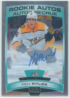 2019-20 O-PEE-CHEE PLATINUM - REM PITLICK #R-PI ROOKIE AUTOS