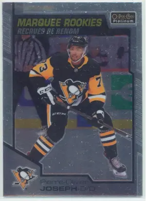 2020-21 O-PEE-CHEE PLATINUM - PIERRE-OLIVIER JOSEPH #177 MARQUEE ROOKIES