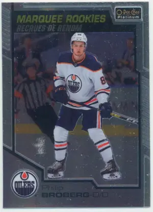2020-21 O-PEE-CHEE PLATINUM - PHILIP BROBERG #190 MARQUEE ROOKIES