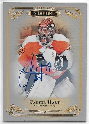 2019-20 Stature Autographs #23 Carter Hart