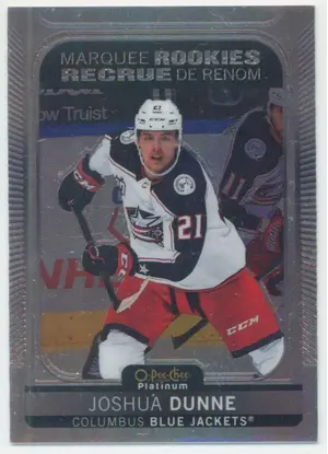 2021-22 O-PEE-CHEE PLATINUM - JOSHUA DUNNE #243 MARQUEE ROOKIES