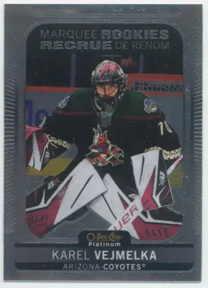 2021-22 O-PEE-CHEE PLATINUM - KAREL VEJMELKA #281 MARQUEE ROOKIES