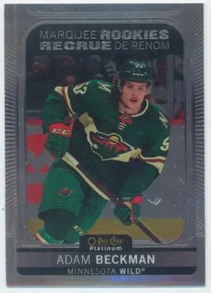 2021-22 O-PEE-CHEE PLATINUM - ADAM BECKMAN #289 MARQUEE ROOKIES