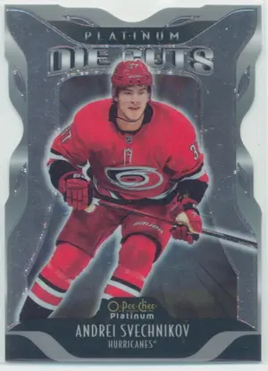 2021-22 O-PEE-CHEE PLATINUM - ANDREI SVECHNIKOV #DC-19 PLATINUM DIE CUTS
