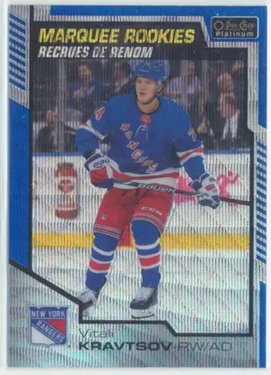 2020-21 O-PEE-CHEE PLATINUM - VITALI KRAVTSOV #156 MARQUEE ROOKIES BLUE SURGE