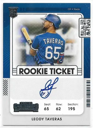 2021 Contenders Variations A #150 Leody Taveras