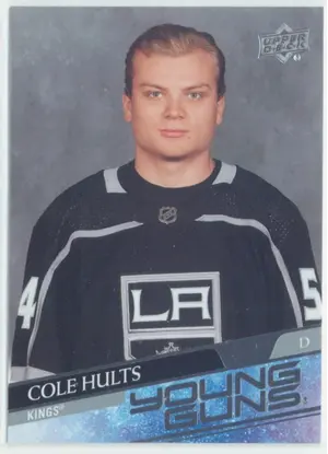2020-21 UPPER DECK EXTENDED - COLE HULTS #724 YOUNG GUNS