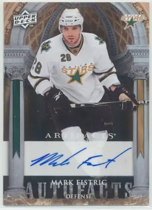 2009-10 ARTIFACTS - MARK FISTRIC #AF-FI AUTOFACTS