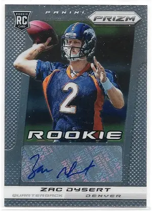 2013 Prizm Autographs #299 Zac Dysert