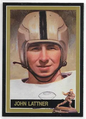 1991 College Classics Heisman Collection Series I #19 John Lattner